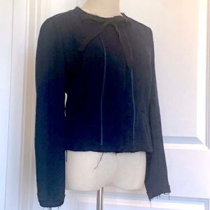 Prada frayed blazer